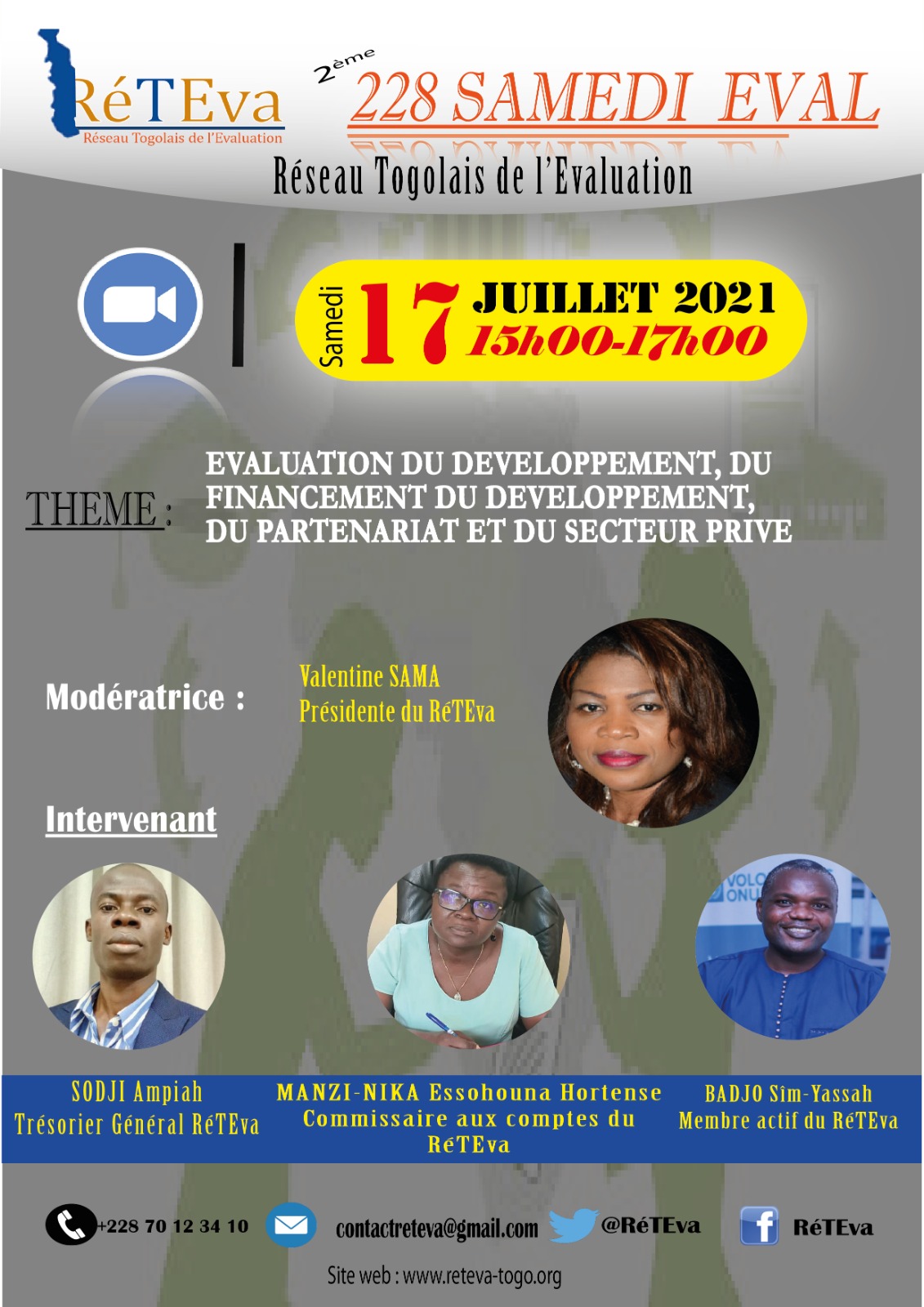EVALUATION DU DEVELOPPEMENT, DU FINANCEMENT DU DEVELOPPEMENT, DU PARTENARIAT ET DU SECTEUR PRIVE